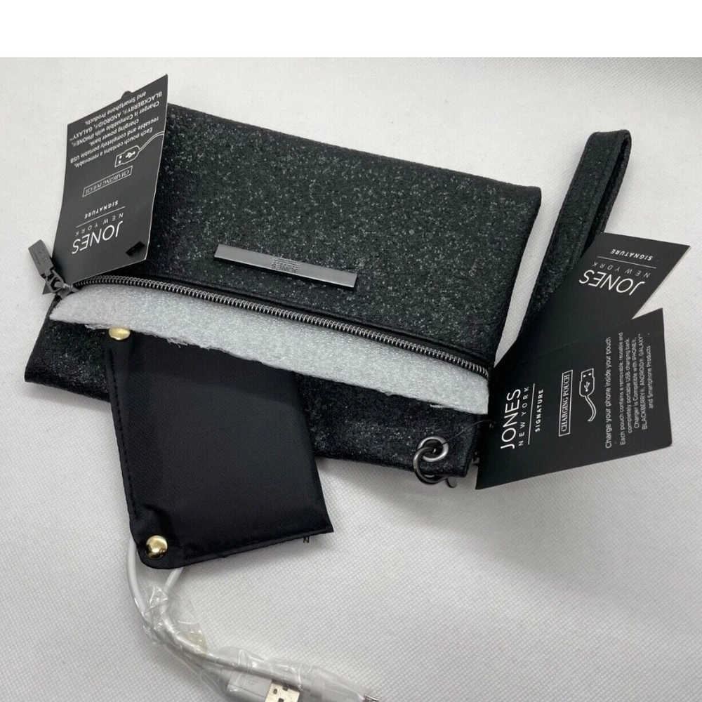 Jones New York Black Signature Pouch